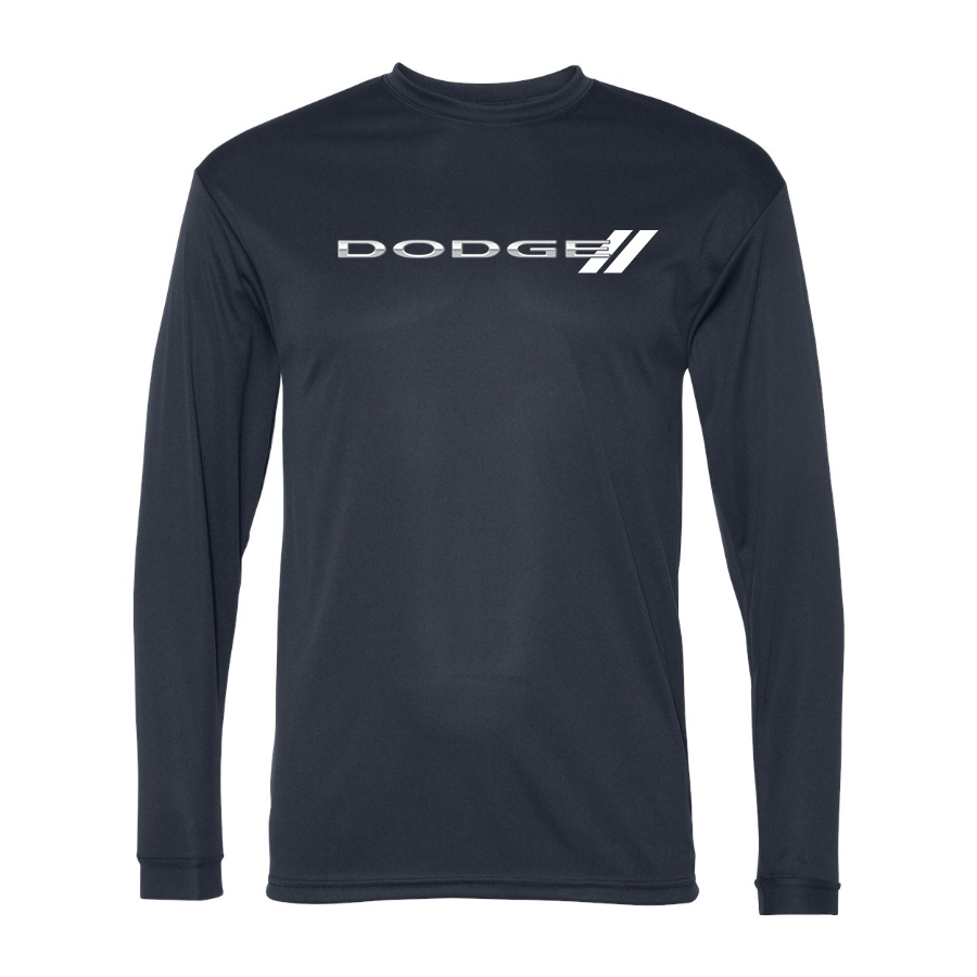 Men's  Dodge Car  Polyester Long Sleeve T-Shirt