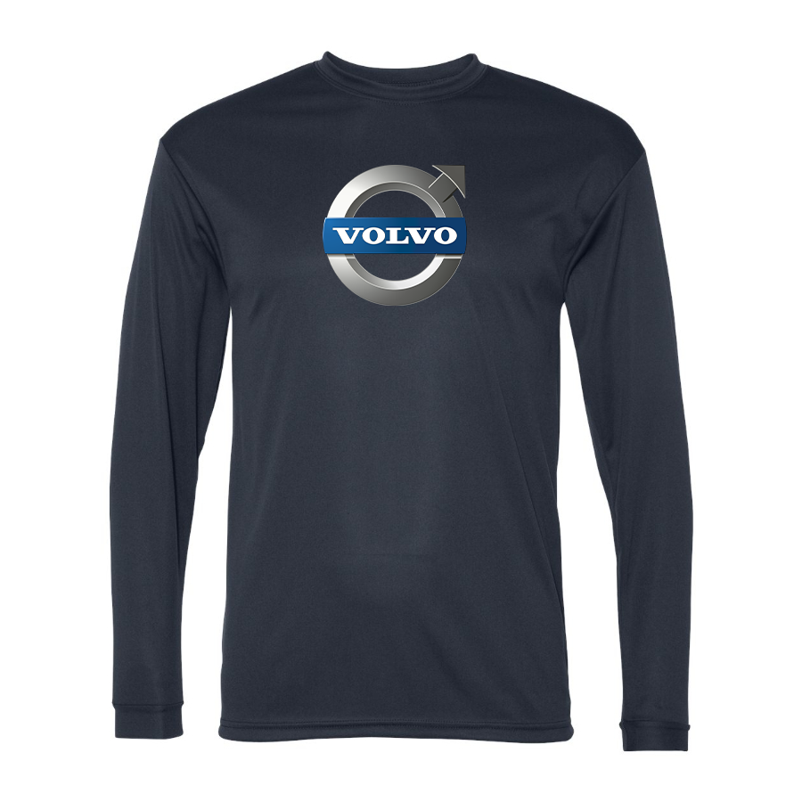 Men's Volvo car Polyester Long Sleeve T-Shirt
