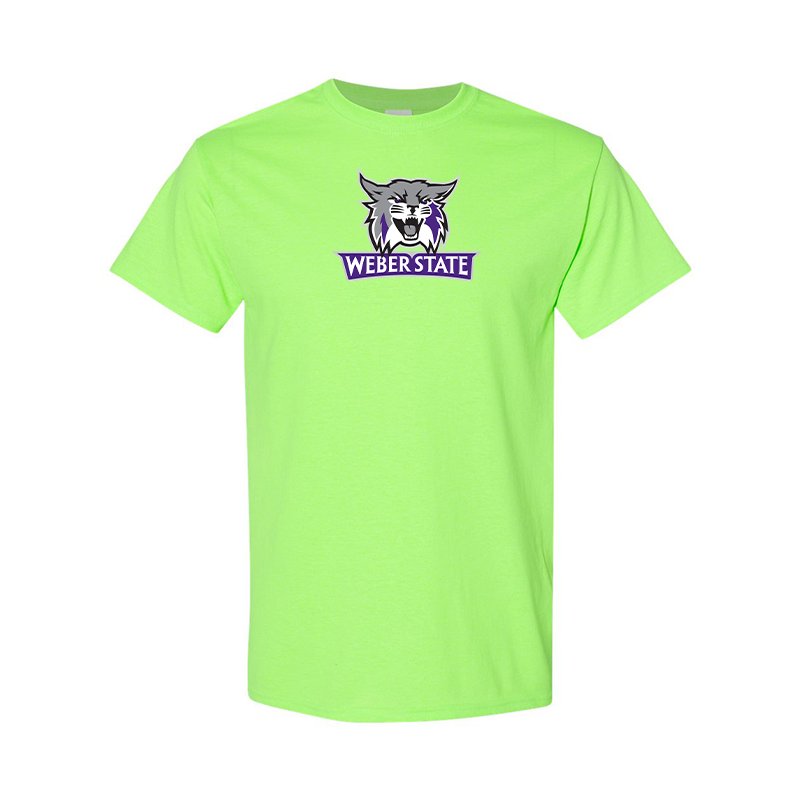 Men's Weber State Wildcats  Gildan Heavy Cotton T-Shirt