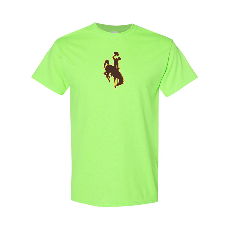 Men's  Wyoming Cowboys Gildan Heavy Cotton T-Shirt