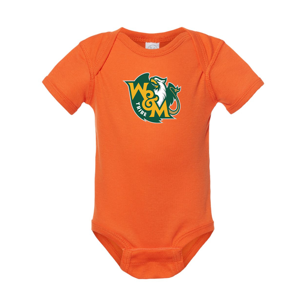 William and Mary Tribe  Rabbit Skins Infant Baby Rib Bodysuit