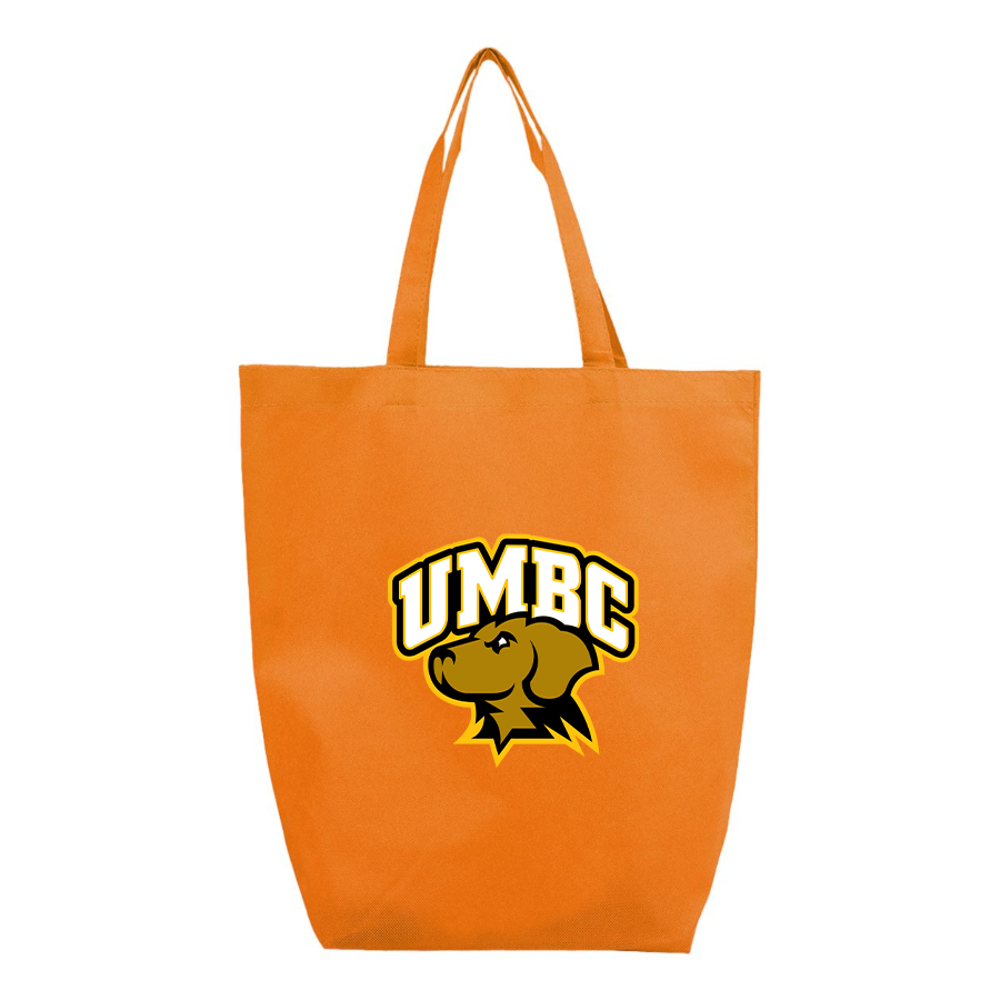 UMBC Retrievers Q-Tees Non-Woven Gusset Bottom Tote