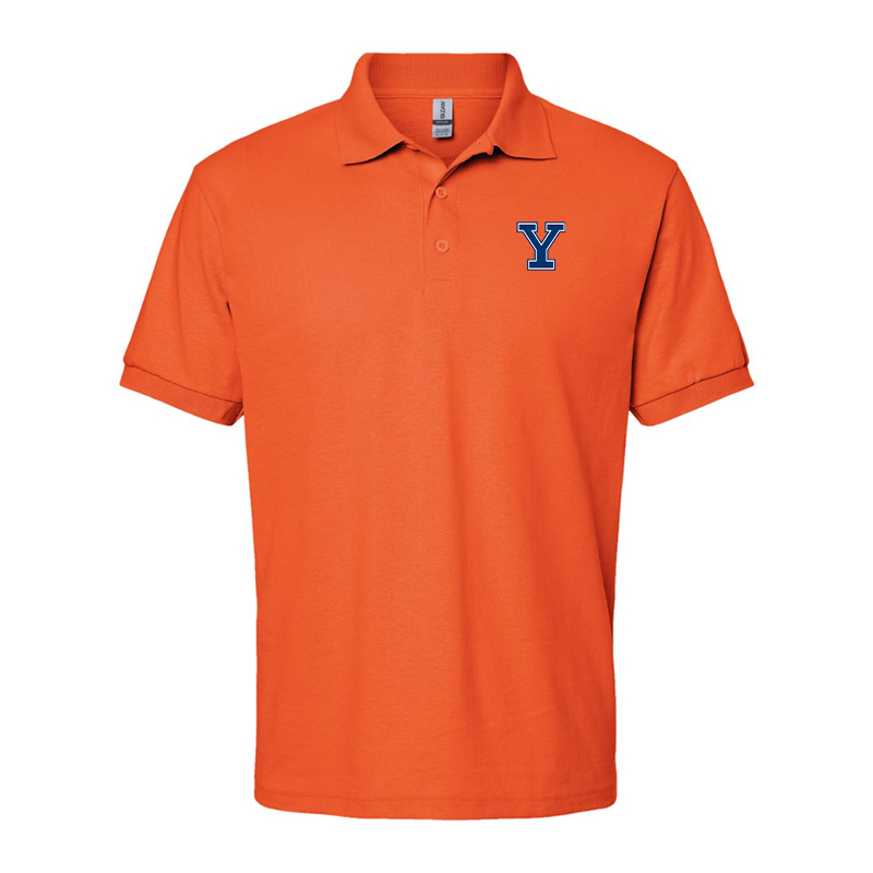 Men's Yale Bulldogs Gildan Dry Blend Jersey Polo