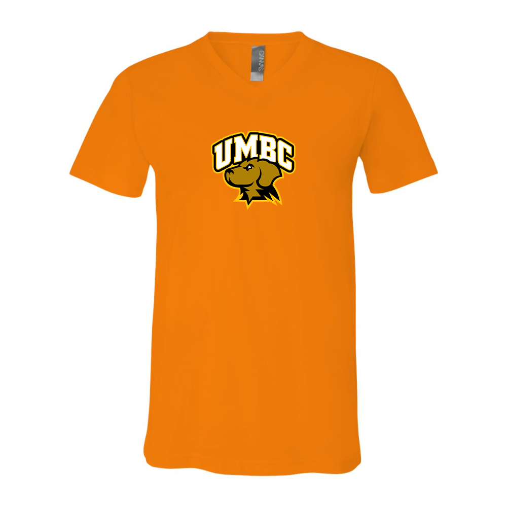 UMBC Retrievers BELLA  CANVAS - Jersey V-Neck T-Shirt