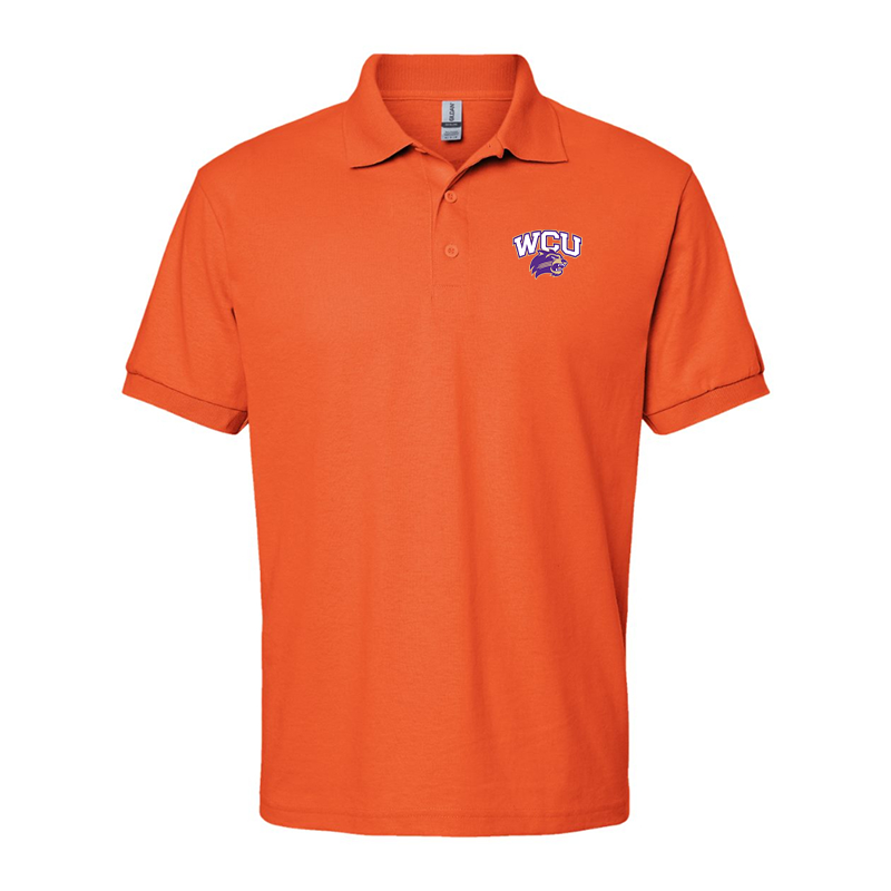 Men's Western Carolina Catamounts Gildan Dry Blend Jersey Polo