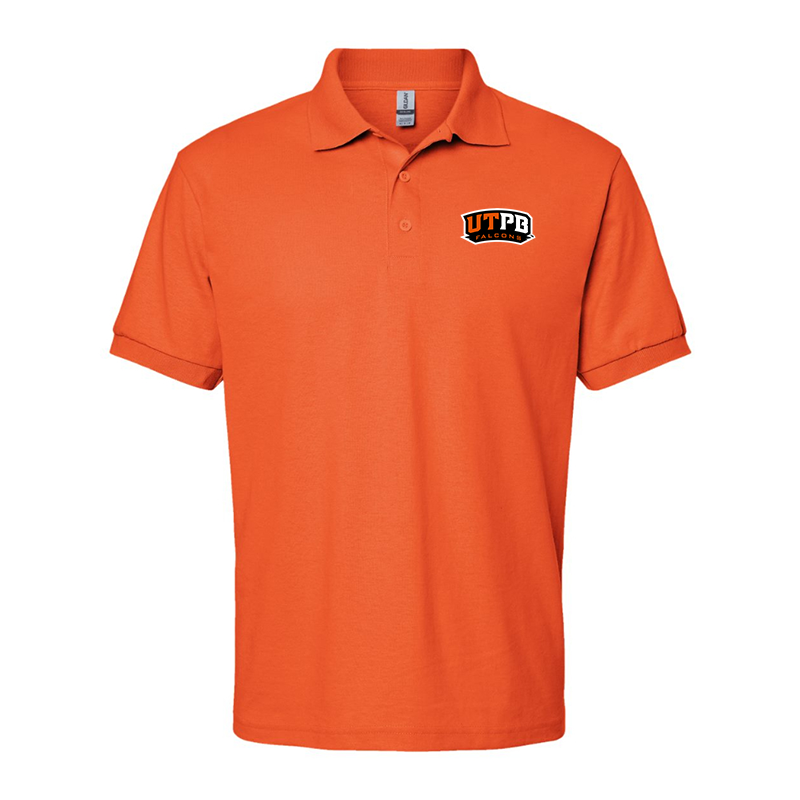 Men's UTPB Falcons Gildan Dry Blend Jersey Polo