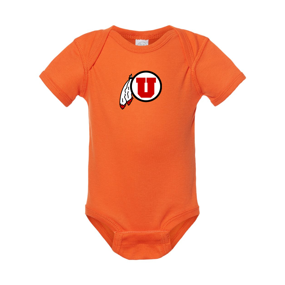 Utah Utes Rabbit Skins Infant Baby Rib Bodysuit
