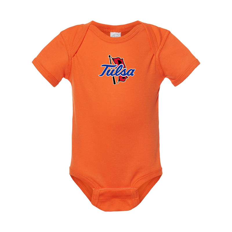 Tulsa Golden Hurricane  Rabbit Skins Infant Baby Rib Bodysuit