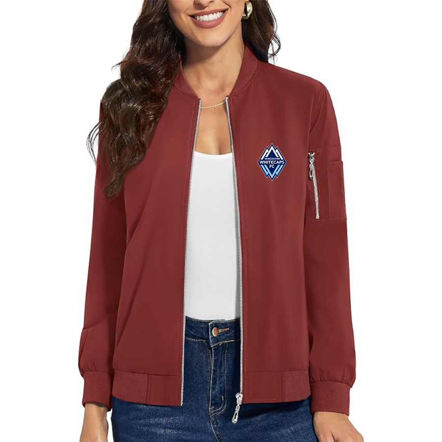Women's Vancouver Whitecaps FC Premium Bomber Jacket Outerwear