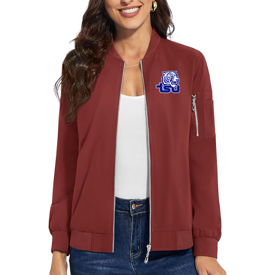 Women's Tennessee State Tigers  Premium Bomber Jacket Outerwear
