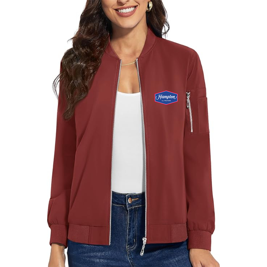 Women's Hampton by Hilton Premium Bomber Jacket Outerwear