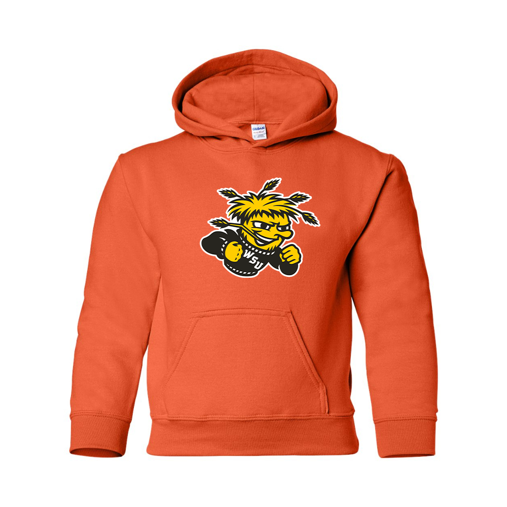 Youth Wichita State Shockers  Gildan Heavy Blend  Hooded Sweatshirt