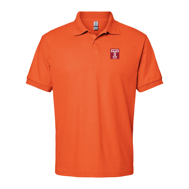 Men's Temple Owls Gildan Dry Blend Jersey Polo