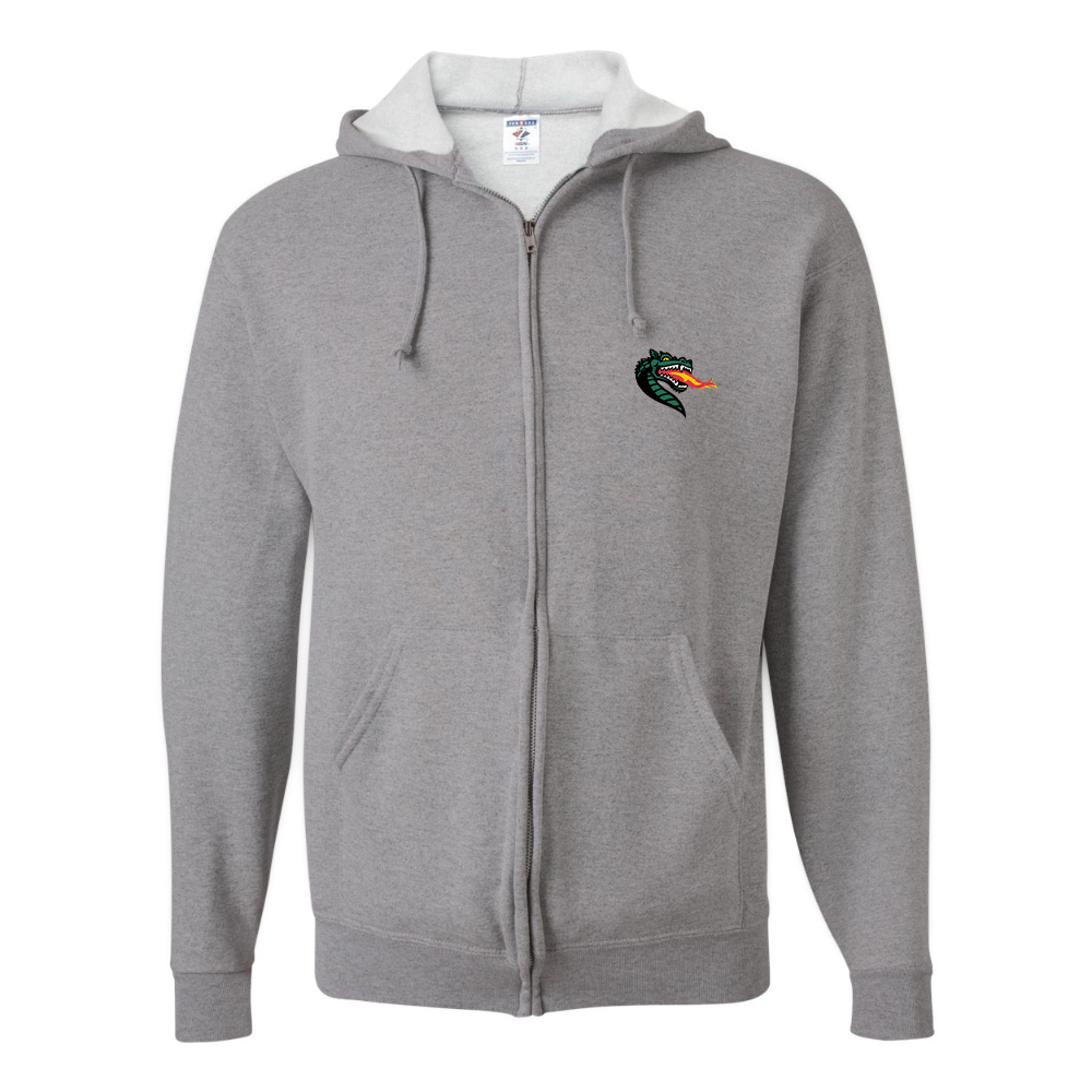 Men's UAB Blazers JERZEES NuBlend Full-Zip Hooded Sweatshirt