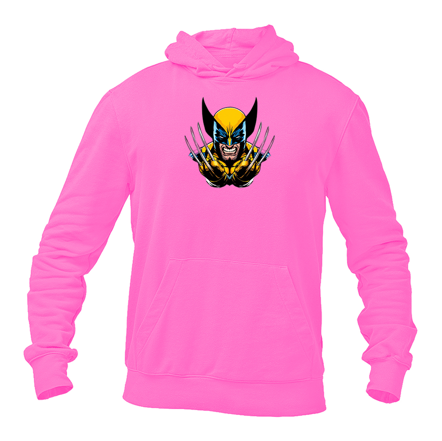 Men's Wolverine 2025 Art  Gildan  Heavy Blend Hooded Sweatshirt