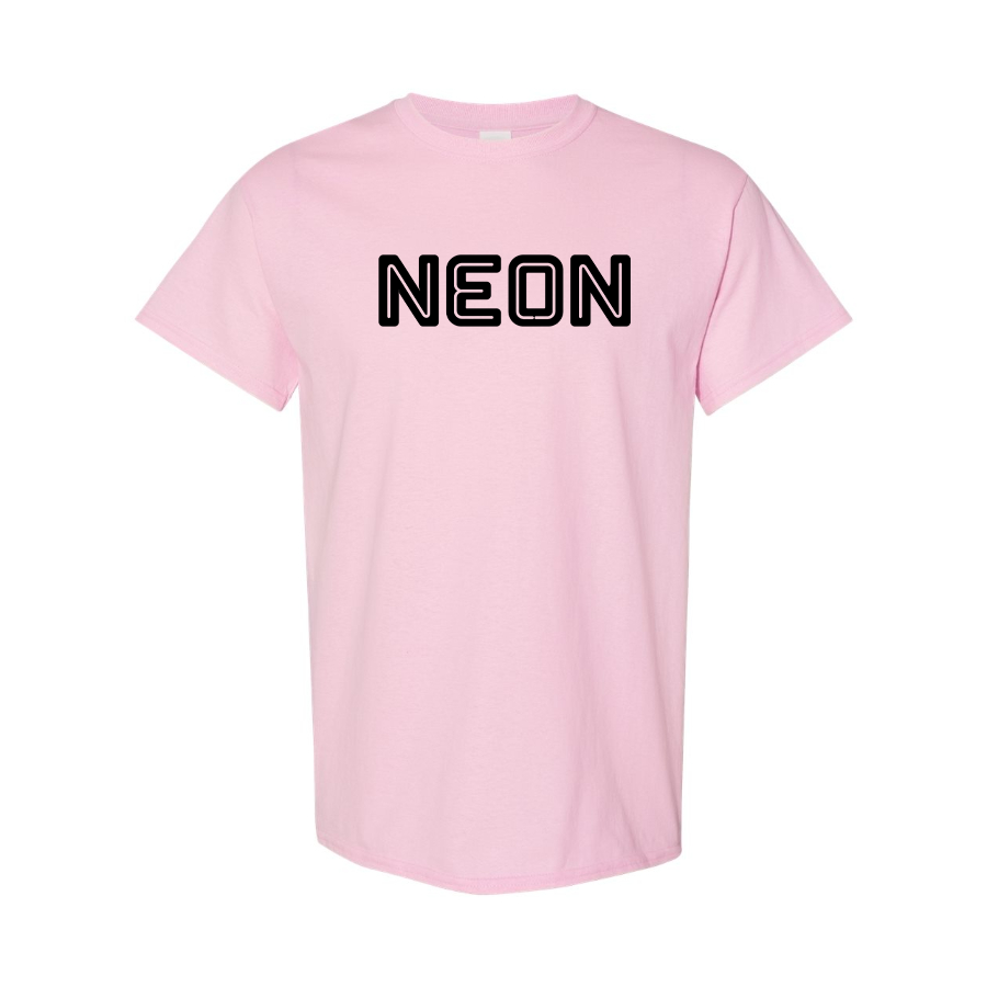 Men's  Neon Logo Cotton T-Shirt