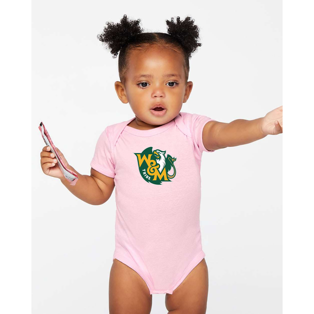 William and Mary Tribe  Rabbit Skins Infant Baby Rib Bodysuit