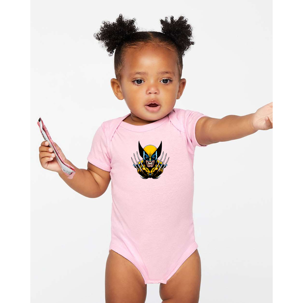 Wolverine 2025 Art   Rabbit Skins Infant Baby Rib Bodysuit