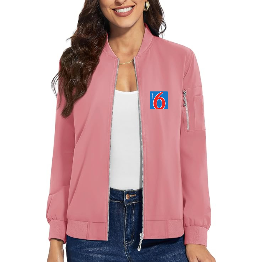 Women's Motel 6 Premium Bomber Jacket Outerwear