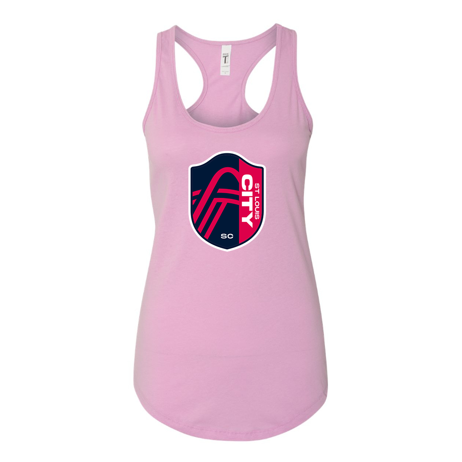 Women' St. Louis City Soccer Racerback Tank Top