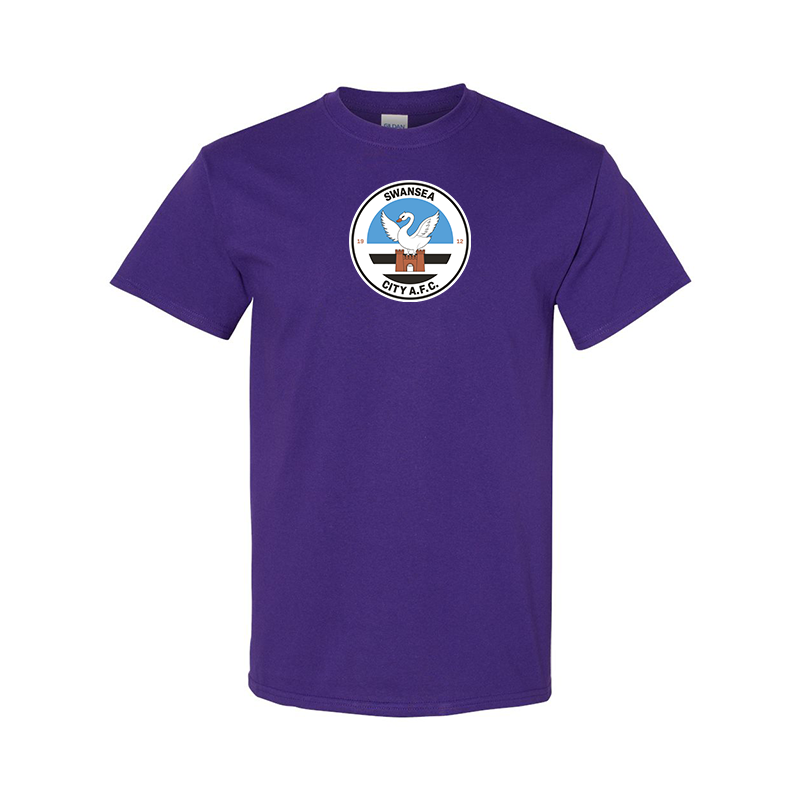 Men's Swansea City Soccer Gildan Heavy Cotton T-Shirt