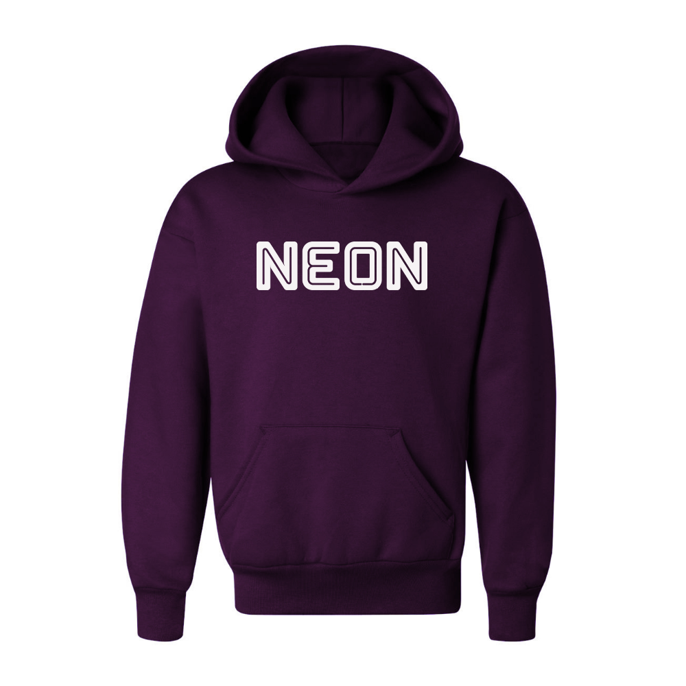Youth Neon Logo Pullover Hoodie
