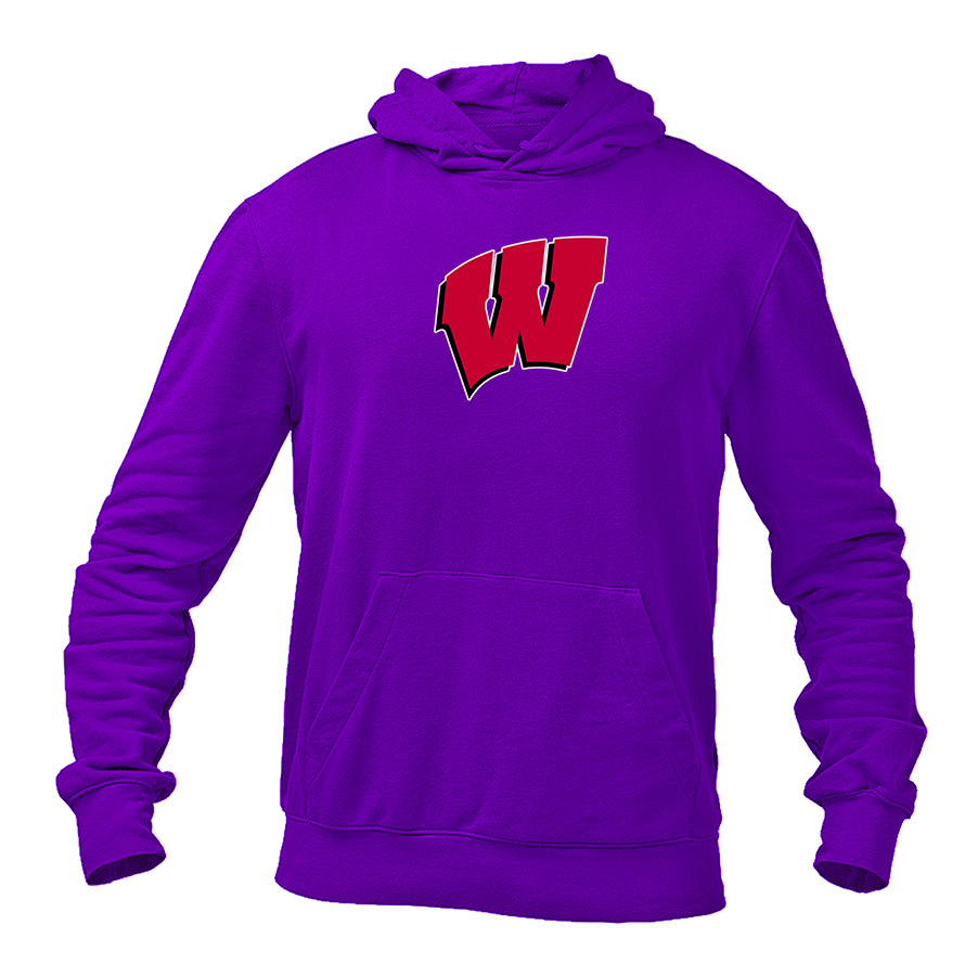 Men's Wisconsin Badgers Softstyle Midweight Hooded Sweatshirt