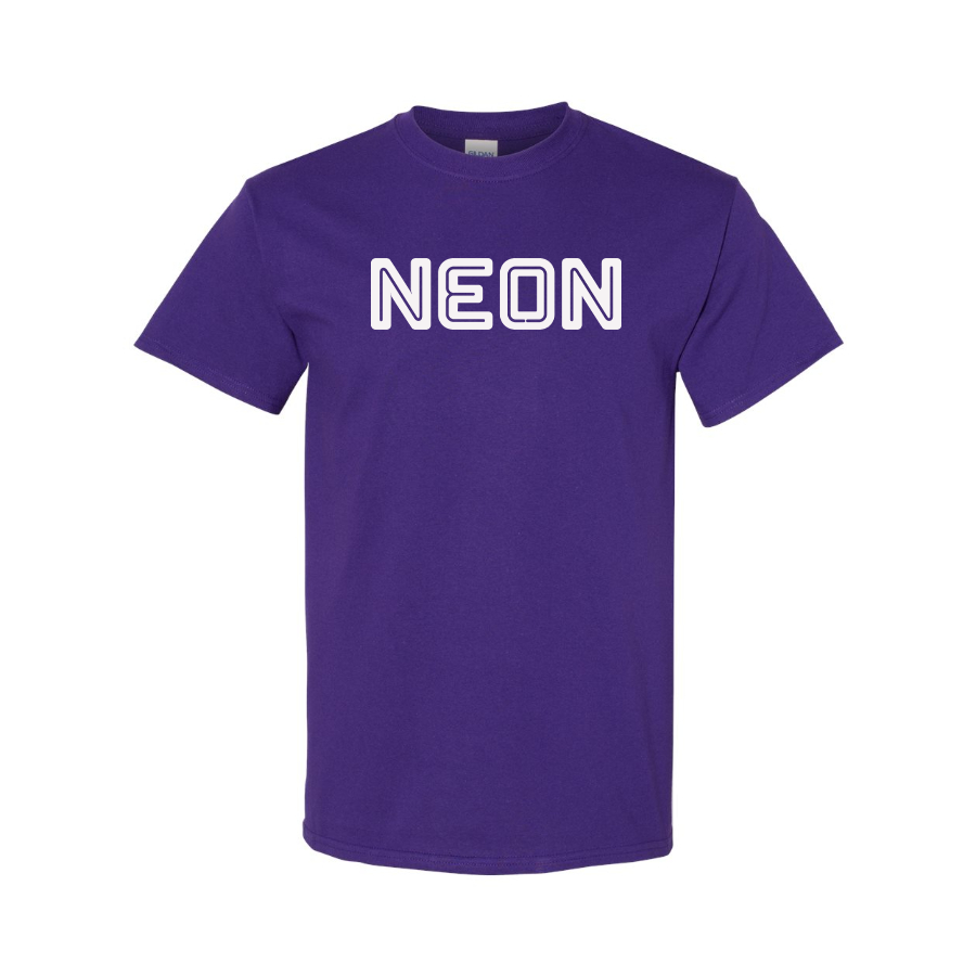 Men's  Neon Logo Cotton T-Shirt