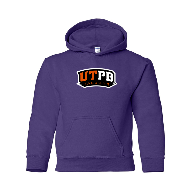Youth UTPB Falcons Gildan Heavy Blend  Hooded Sweatshirt