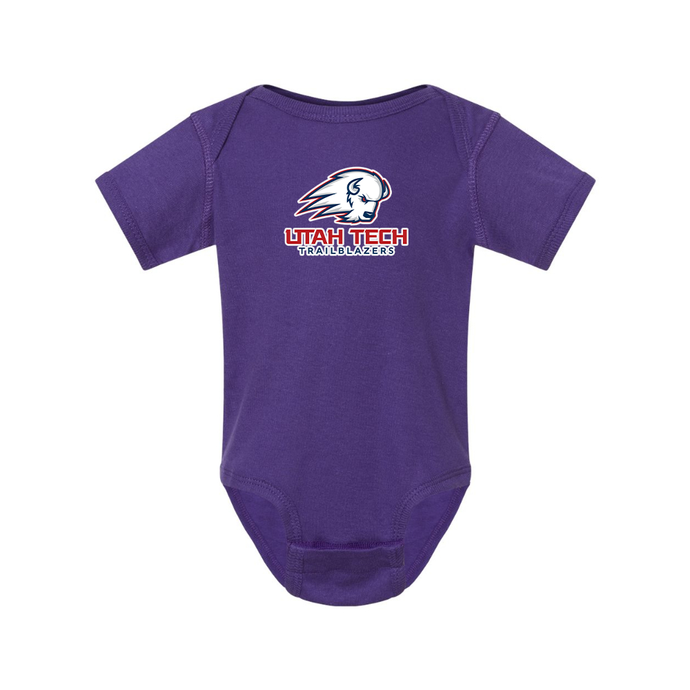 Utah Tech Trailblazers Rabbit Skins Infant Baby Rib Bodysuit