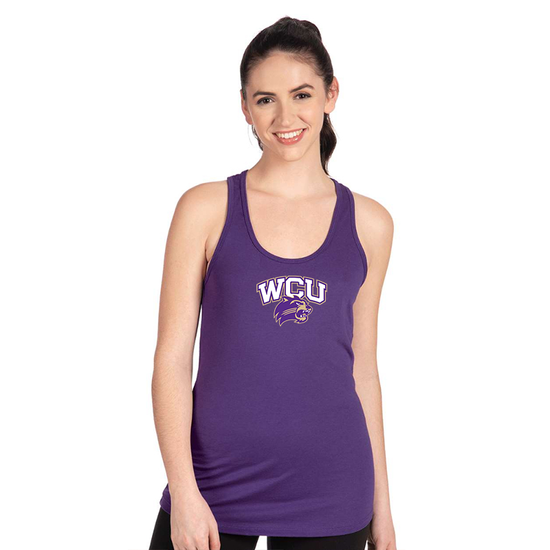 Women's Western Carolina CatamountsNext Level Ideal Racerback Tank