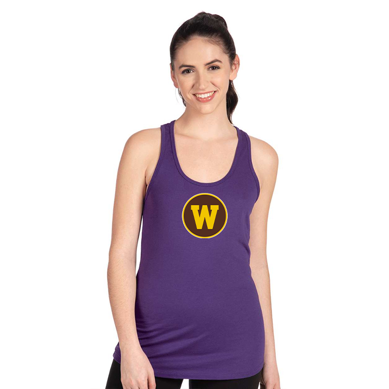 Women's  Western Michigan Broncos Next Level Ideal Racerback Tank