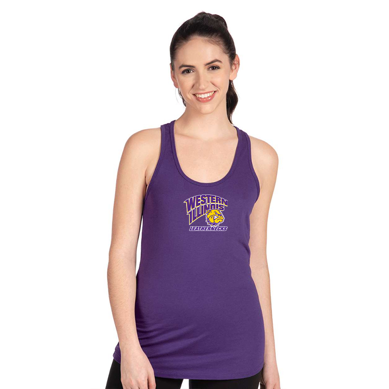 Women's Western Illinois Leathernecks Next Level Ideal Racerback Tank