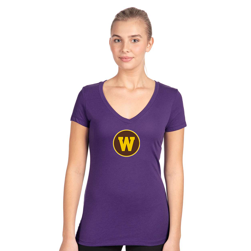Women's Western Michigan Broncos Next Level V-Neck T-Shirt