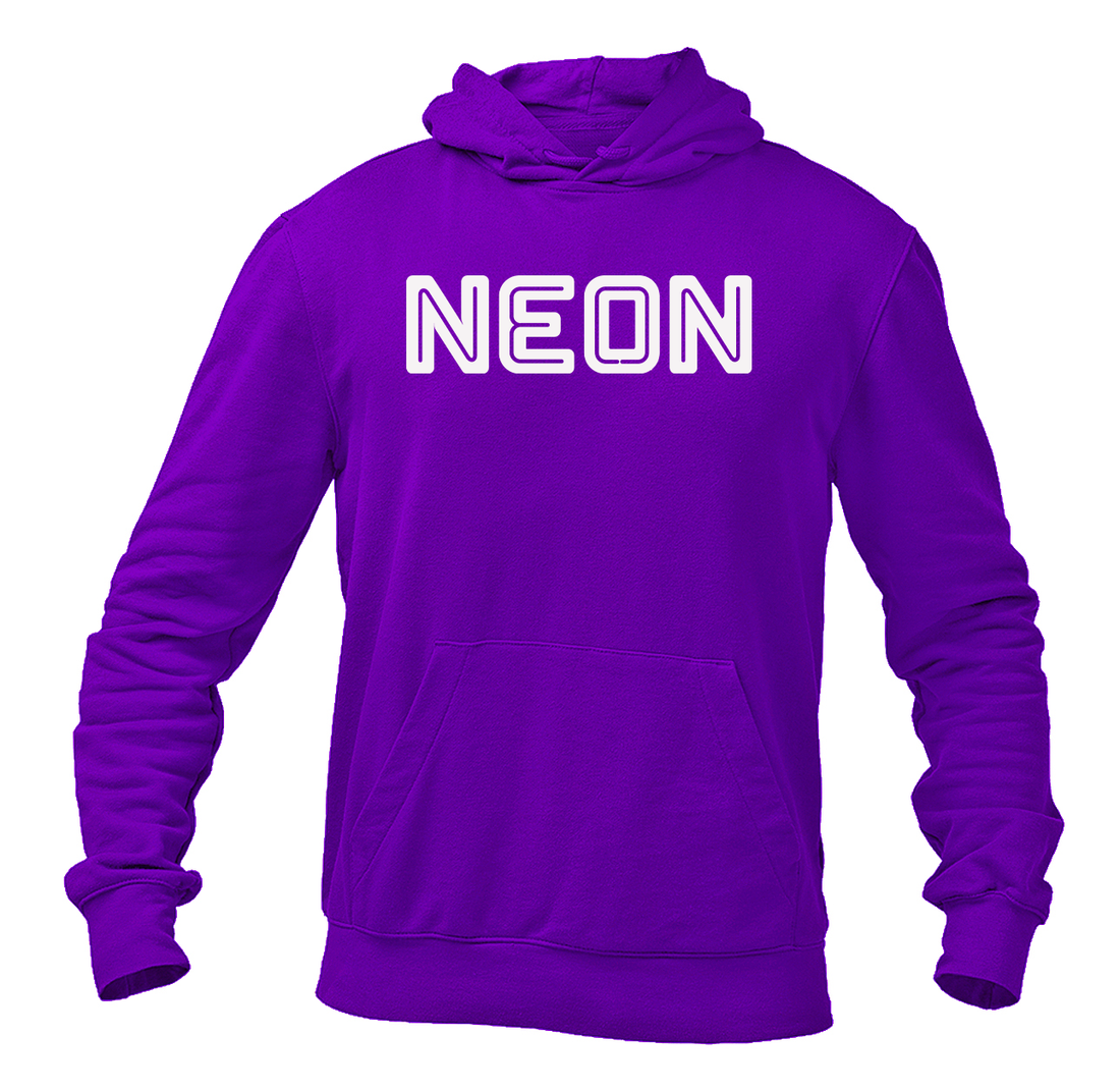 Men's Neon  Logo Pullover Hoodie