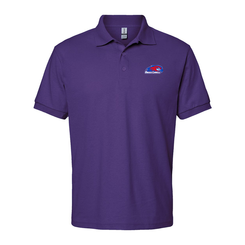 Men's UMass Lowell River Hawks Gildan Dry Blend Jersey Polo