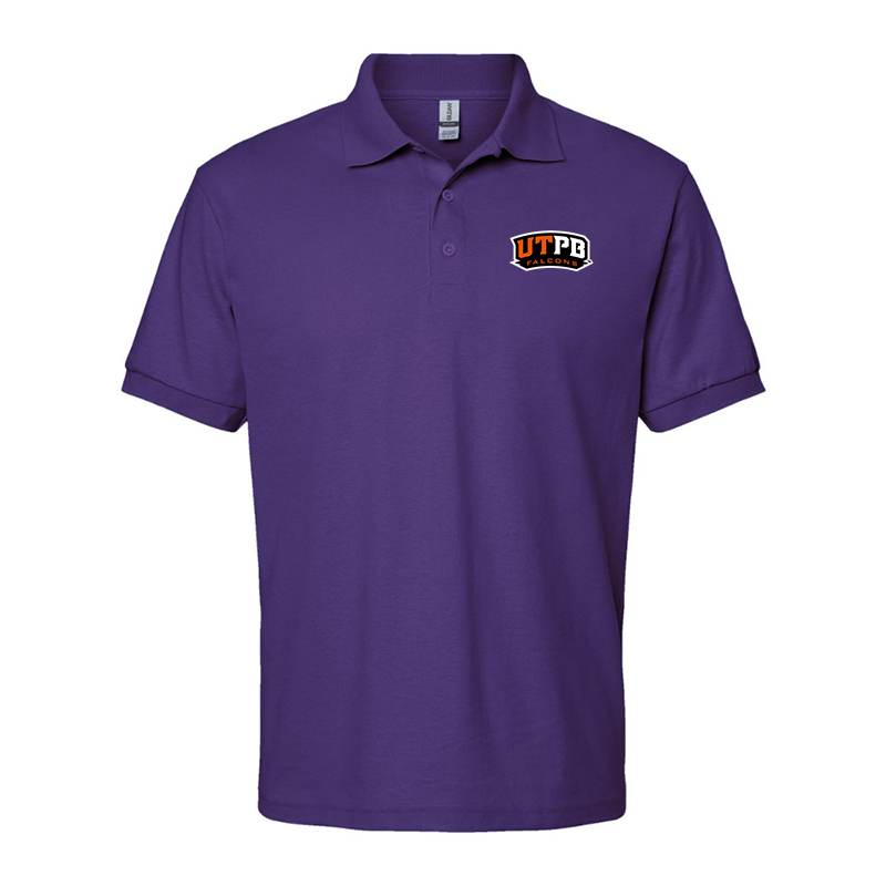 Men's UTPB Falcons Gildan Dry Blend Jersey Polo