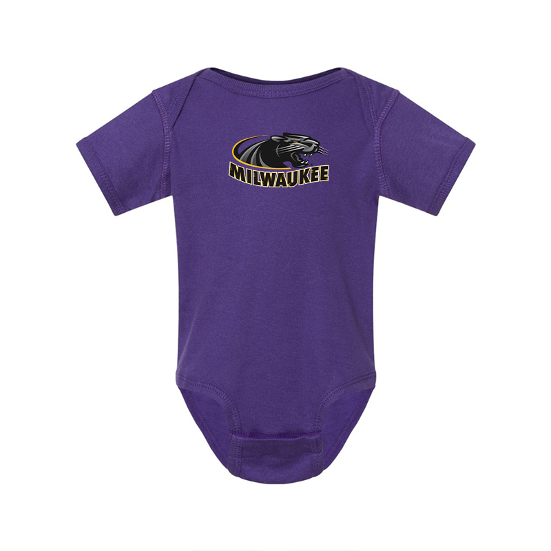 Wisconsin Milwaukee Panthers Rabbit Skins Infant Baby Rib Bodysuit
