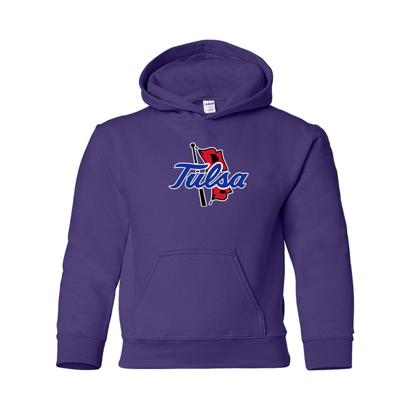 Youth Tulsa Golden Hurricane Gildan Heavy Blend  Hooded Sweatshirt