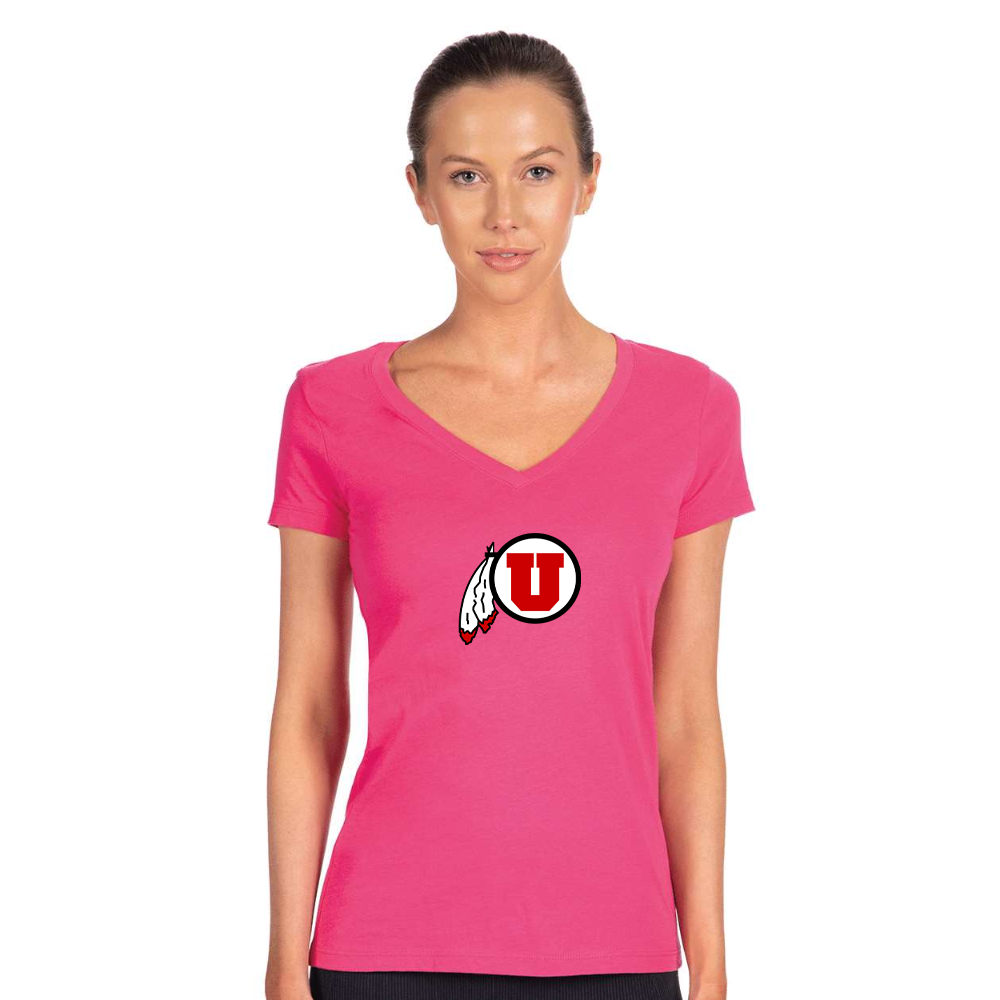 Women's Utah Utes Next Level V-Neck T-Shirt
