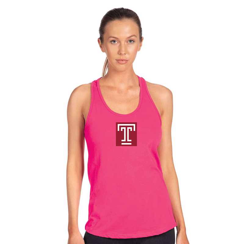 Women's Temple Owls Next Level Ideal Racerback Tank
