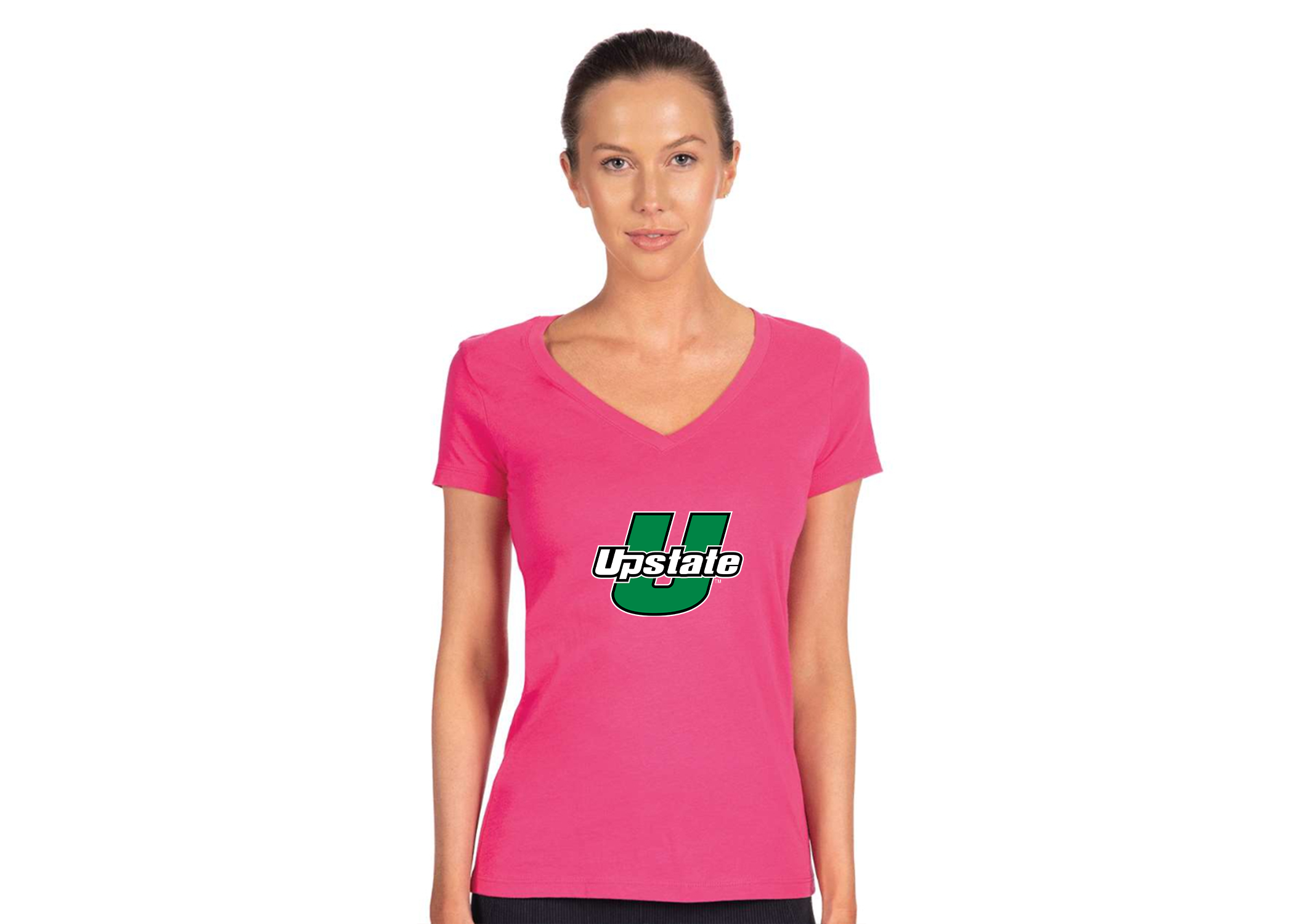 Women's USC Upstate Spartans Next Level V-Neck T-Shirt