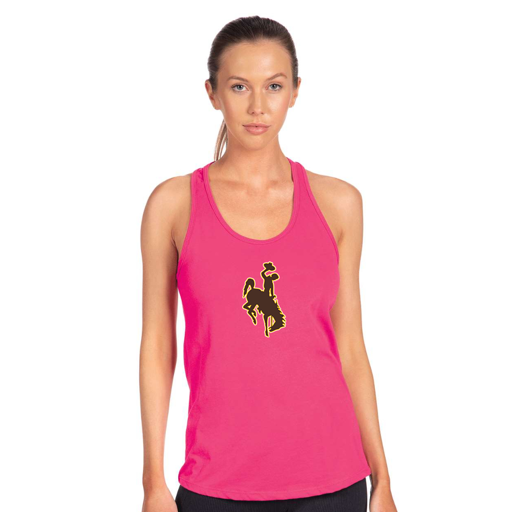 Women's  Wyoming Cowboys Next Level Ideal Racerback Tank