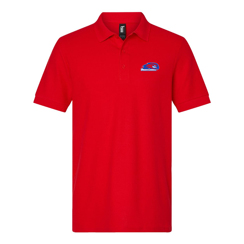 Men's UMass Lowell River Hawks Gildan Hammer Pique Polo
