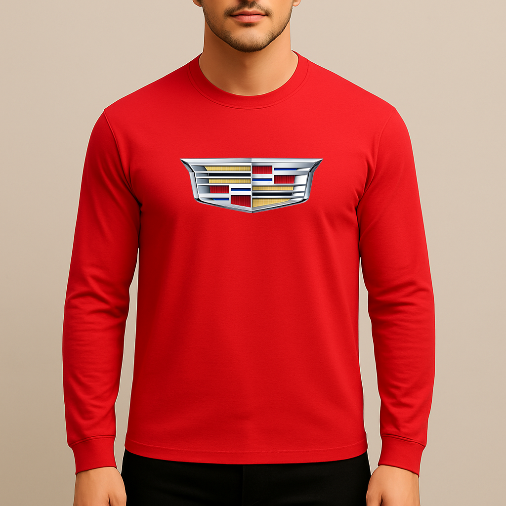 Men’s Cadillac Car Long Sleeve T-Shirt