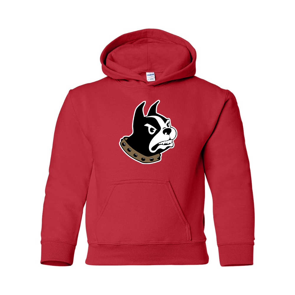 Youth Wofford Terriers Gildan Heavy Blend  Hooded Sweatshirt