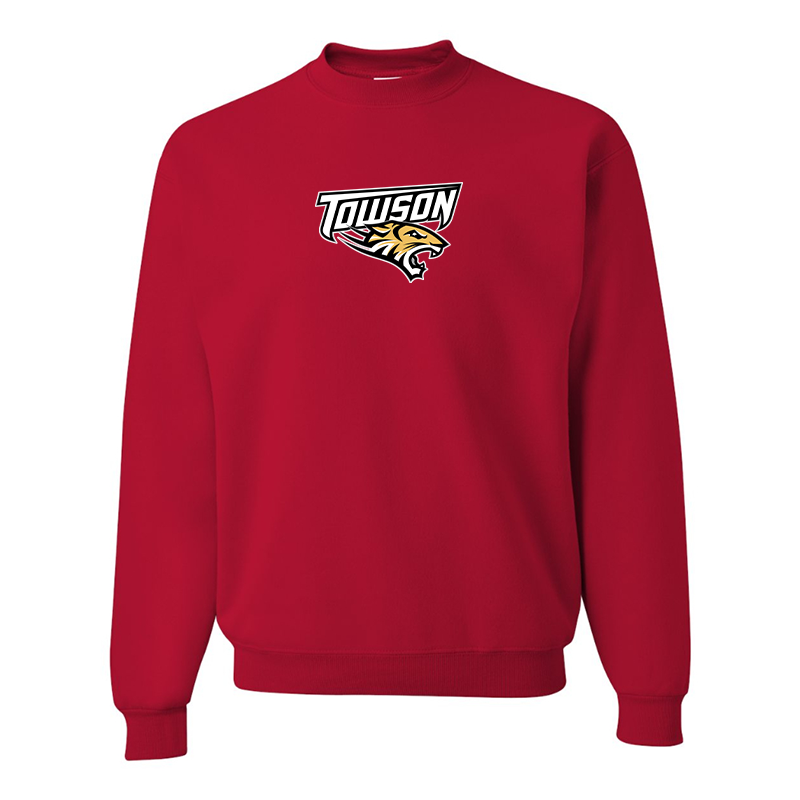 Men's Towson Tigers  JERZEES NuBlend Crewneck Sweatshirt