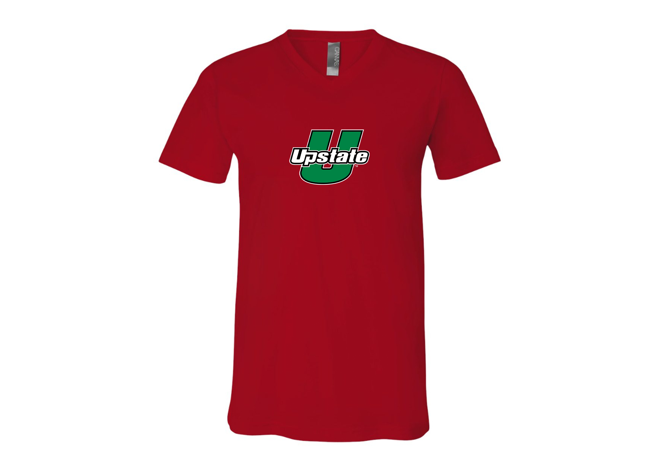 USC Upstate Spartans BELLA  CANVAS - Jersey V-Neck T-Shirt