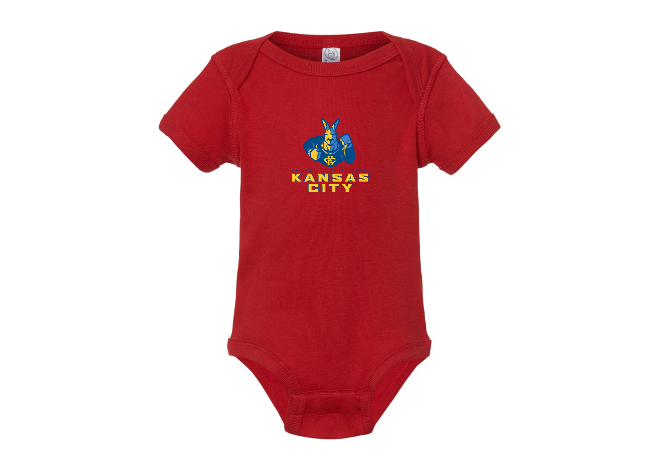 UMKC Kangaroos Rabbit Skins Infant Baby Rib Bodysuit