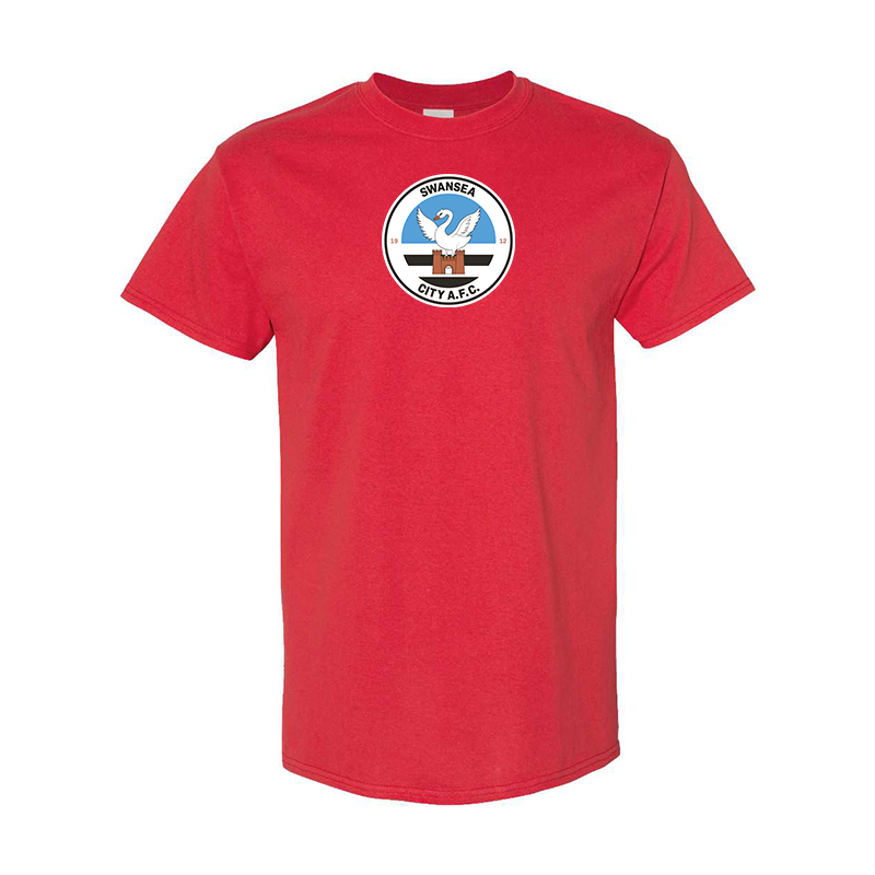 Men's Swansea City Soccer Gildan Heavy Cotton T-Shirt